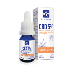 Huile CBD 5% pour vos articulation sans THC Ad Naturam