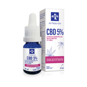 Huile CBD 5% pour votre digestion sans THC Ad Naturam