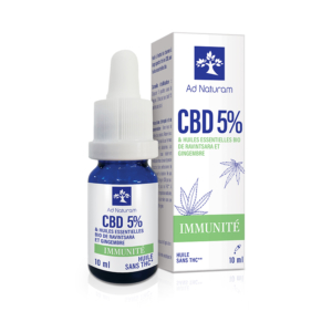 Huile CBD 5% pour votre Immunité sans THC Ad Naturam