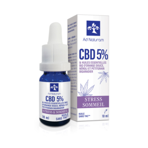 Huile CBD 5% pour votre Sommeil sans THC Ad Naturam